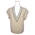 Sandro Beige Woll-Kaschmir-Weste Braun  - Ansicht 1