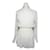 Rag & Bone Vestido de Chiffón de Seda de Algodón Off-White Blanco - vista 2