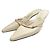 Salvatore Ferragamo Mule in pelle avorio Bianco