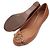 Tory Burch Karamell Logo Keilabsatzschuhe Braun - Ansicht 3