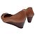 Tory Burch Karamell Logo Keilabsatzschuhe Braun - Ansicht 4
