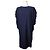 Acne Navy Schlitzkleid Halb Blau