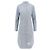 Thom Browne Vestido Camisa Placket Oxford Grogain