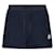 Moncler Bermuda de algodão com patch de logo Azul