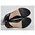 Salvatore Ferragamo Scarpe aperte in pelle nera per donne Nero - vista 10