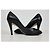 Salvatore Ferragamo Scarpe aperte in pelle nera per donne Nero - vista 9