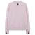Thom Browne Damen-Polo-Pullover aus Viskose-Jersey mit Kontrastbesatz Pink - Ansicht 4