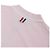 Thom Browne Damen-Polo-Pullover aus Viskose-Jersey mit Kontrastbesatz Pink - Ansicht 6