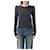 Isabel Marant Baumwollpullover Schwarz  - Ansicht 1