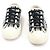 Dior Sneakers da donna in cotone ricamato blu indigo WALK'N'