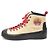 Kenzo Sneakers alte in suede beige Volcano per uomini Marrone - vista 3