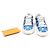 Louis Vuitton Sneakers da Donna Escale in Tela Monogram Blu - vista 2