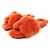 Hermès Sandali Oran in shearling arancione per donne - vista 3