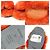 Hermès Sandali Oran in shearling arancione per donne - vista 7