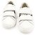 Gucci Sneakers per Bambini Velcro WEB Ace in Pelle Bianca Bianco