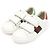 Gucci Sneakers per Bambini Velcro WEB Ace in Pelle Bianca Bianco - vista 2