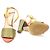 Fendi Sandali da donna con logo FF in satin multicolore - vista 5