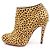 Christian Louboutin Botas de Tobillo BELLE para Mujer en Pelo de Pony Leopardo - vista 4