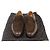 Gucci Mocassini da guida in pelle scamosciata marrone - vista 2