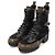 Louis Vuitton Black Suede Monogram Canvas Platform Desert Women's Ankle Boots Brown - view 2