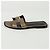 Sandali Hermès Oran Bronzo Pelle Epsom 36 D'oro - vista 4