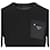 Prada Schwarzer Wollpullover mit Nylon-Patch  - Ansicht 7