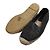 Saint Laurent Espadrilles in pelle nera con paillettes Nero - vista 3