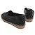 Saint Laurent Espadrilles in pelle nera con paillettes Nero - vista 4