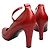 Salvatore Ferragamo Rote Pumps mit Riemchen - Ansicht 4