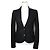 Burberry Blue Label Charcoal Gray Wool Blend Short Jacket