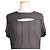 Isabel Marant Vestido de seda gris con corte Castaño - vista 6