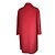 Burberry Pale Red Wool Blend Coat - view 3