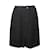Chanel Falda asimétrica de algodón negro  - vista 1