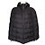 Prada Capa acolchada con capucha de ganso negro