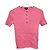 Chanel Rosa gestricktes T-Shirt mit kurzen Ärmeln Pink