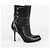 Dior Dekorative Knöchelstiefel mit Absatz Größe CD Schwarz - Ansicht 2