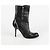 Dior Dekorative Knöchelstiefel mit Absatz Größe CD Schwarz - Ansicht 6