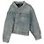 Balenciaga Chaqueta de denim asimétrica Azul