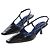 Burberry Leder Slingback-Pumps mit Meißelspitze Schwarz