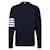 Thom Browne Klassischer Cashmere-Pullover Blau  - Ansicht 5