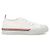 Thom Browne Sneakers Collegiali con Suola Tartan Bianco