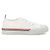 Thom Browne Sneakers Collegiali con Suola Tartan Bianco - vista 4