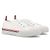 Thom Browne Sneakers Collegiali con Suola Tartan Bianco - vista 5