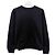 Acne Sweatshirt aus Bio-Baumwolle mit Face-Logo Schwarz