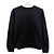 Acne Sweatshirt aus Bio-Baumwolle mit Face-Logo Schwarz - Ansicht 9