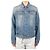 Prada Giacca Bomber in Denim Blu - vista 8