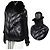 Moncler Grenoble Alpaca Down Jacket Black - view 6