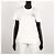 Moncler T-Shirt mit kurzem Arm und Logo-Patch Weiß - Ansicht 10