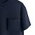 Louis Vuitton T-shirt a maniche corte con tasca Monogram Signature Navy Blu - vista 6