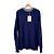 Oversized Sweatshirt mit Ton Full Neck Logo für Herren von Acne Studios - Marineblau - Ansicht 2